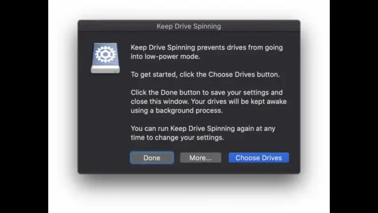 Cum oprești un disc Mac să se rotească?