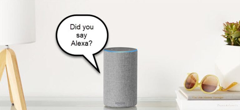 How does Alexa hear the wake word?