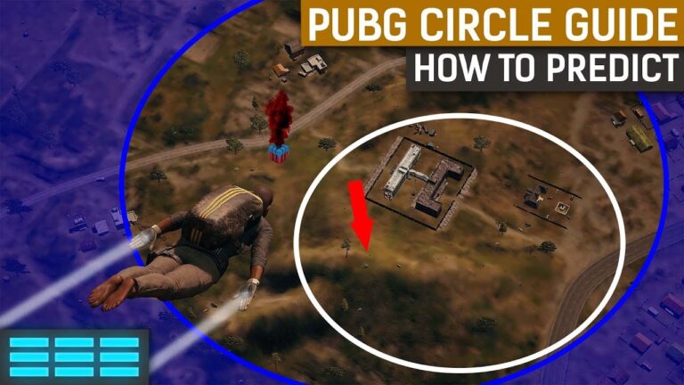 How does PUBG determine the circle?