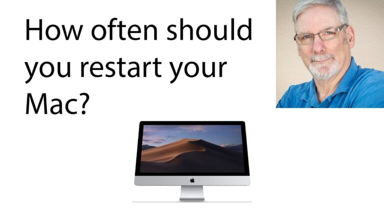 Hvor ofte skal du genstarte Mac?