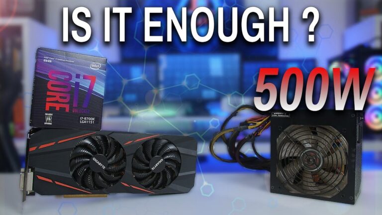 Er 500W strømforsyning nok?