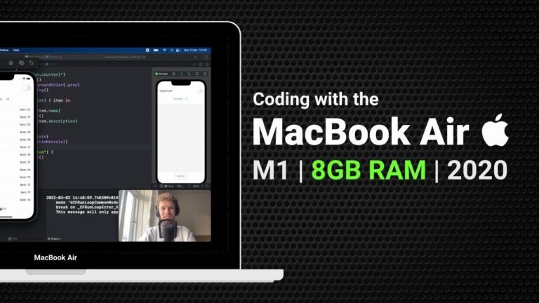 Er 8 GB RAM MacBook Air nok til programmering?
