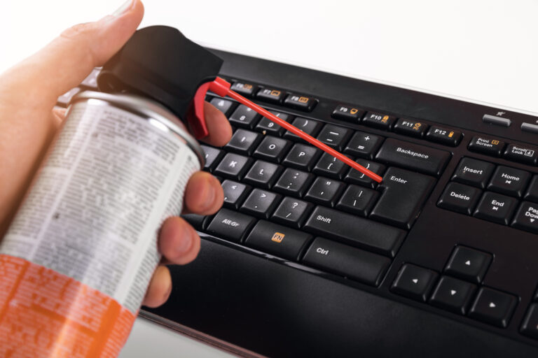 Is compressed air safe for PC?