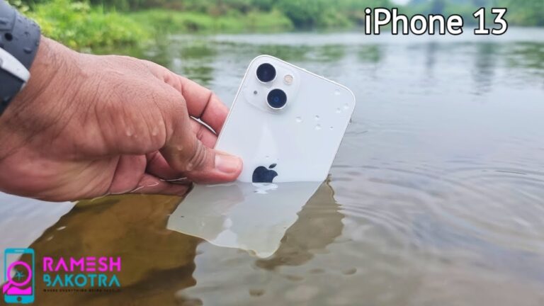 Is iPhone 13 waterproof?