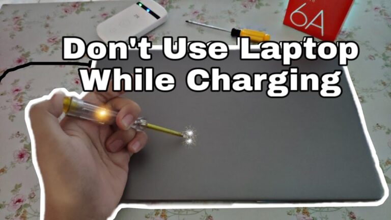 Is it bad to use laptop while charging?