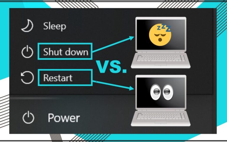 Is it better to restart or shutdown PC?