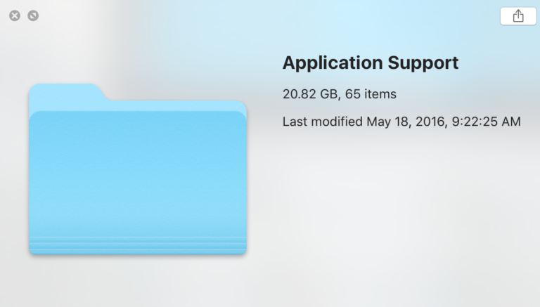 Is it OK to delete application Support folder Mac?