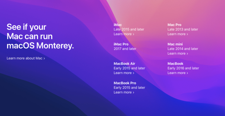 Är Monterey kompatibel med min Mac?