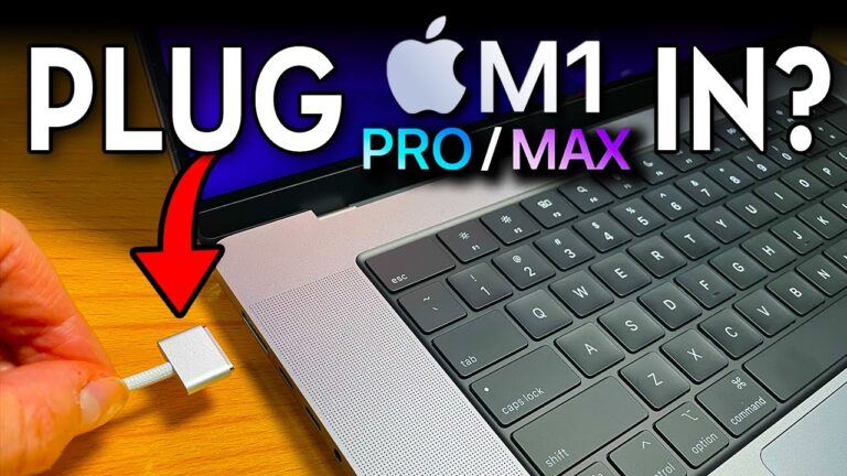 Skal jeg beholde min MacBook Pro m1 tilsluttet?