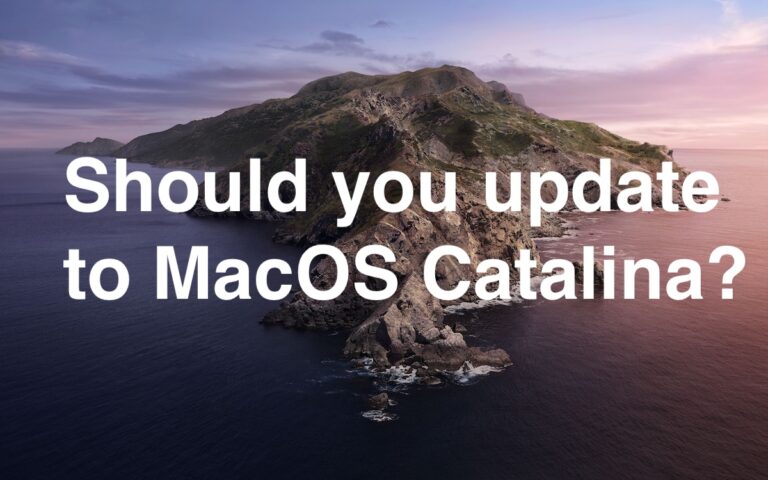 Should I update from Mojave to Catalina?