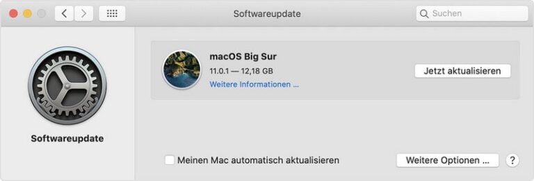 Warum kann ich meinen Mac nicht mehr updaten?