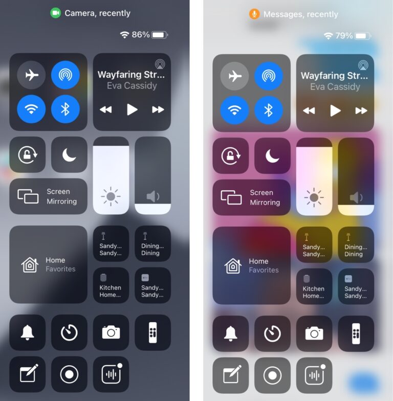 What apps are using my microphone on iPhone?