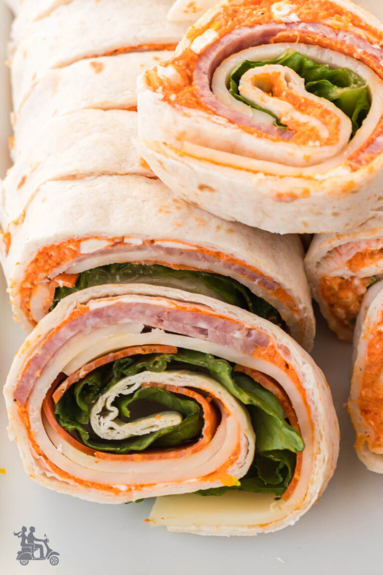 What are Italian pinwheels made of?