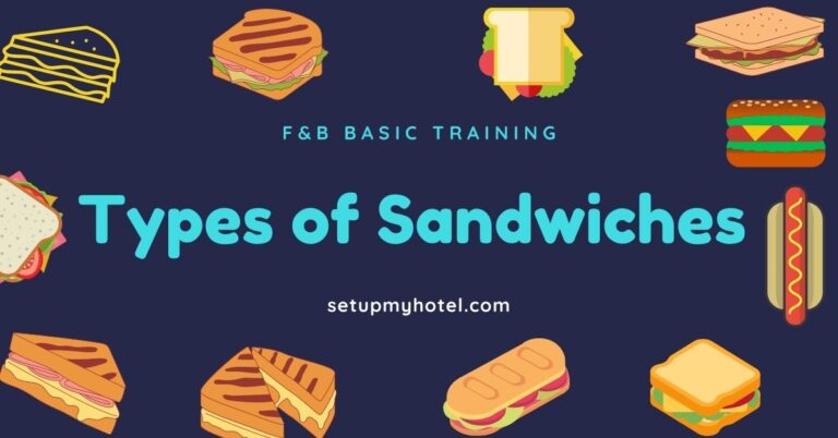 What are the 2 types of sandwiches?