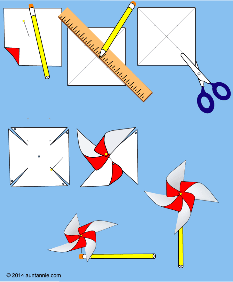 What are the pinwheels made of?
