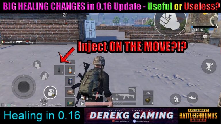 Hvilken knap er heal PUBG?
