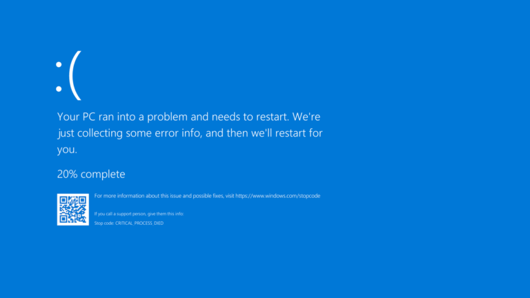 What Causes blue screen of death errors?