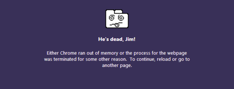 What causes Chrome crash?
