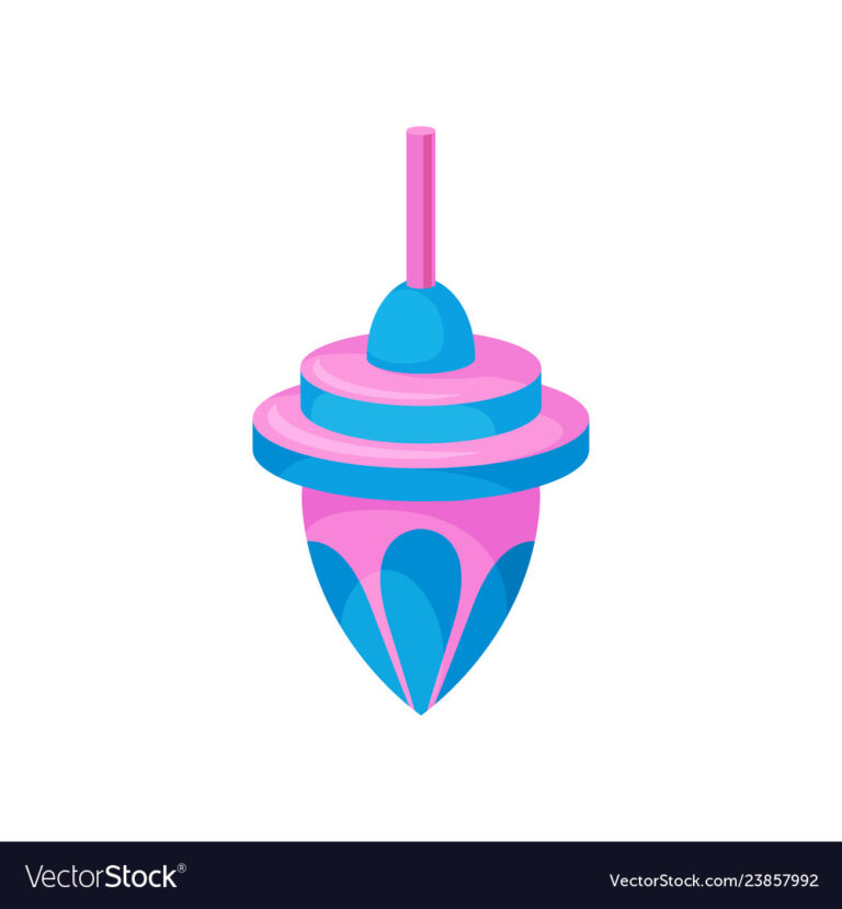 What do we call a spinning toy that is pear shaped?