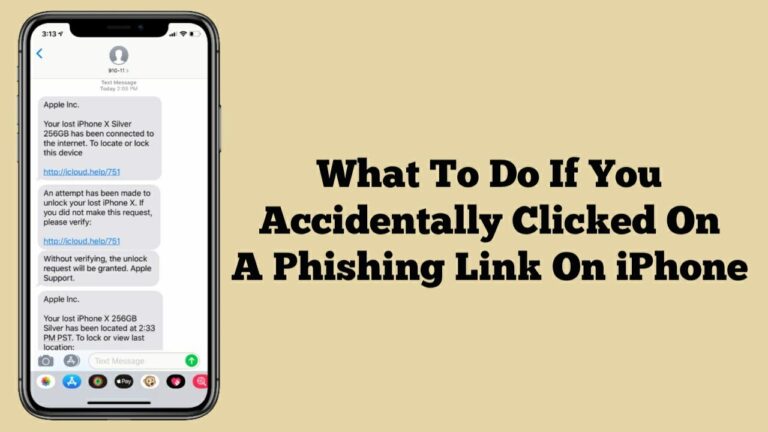 What if I accidentally clicked on a suspicious link on my phone?