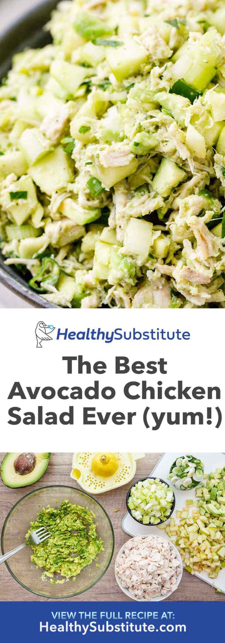 What is a good substitute for mayonnaise in chicken salad?