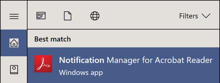 What is Acrobat Reader Notification Manager?