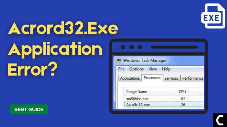 What is AcroRd32 exe in Task Manager?