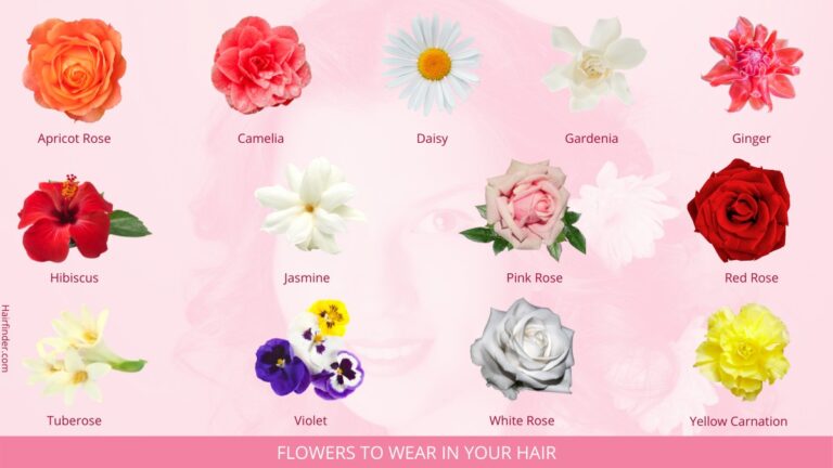What is flower in hair called?