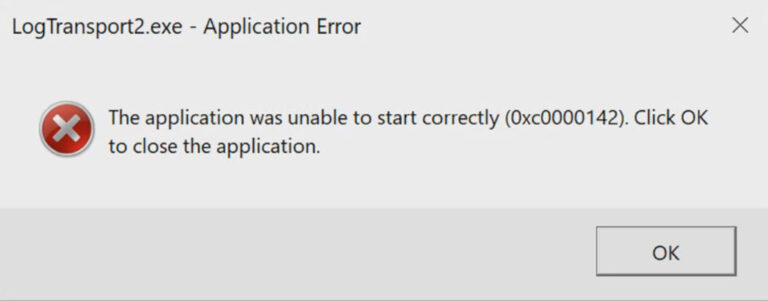 What is Logtransport2 exe error?