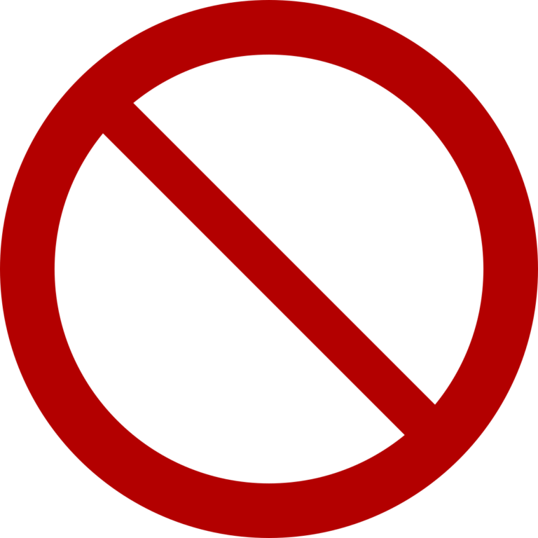 What is no circle called?