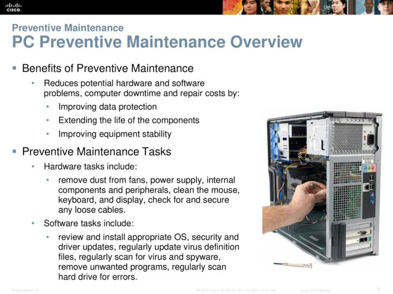 What is preventive maintenance in computer?