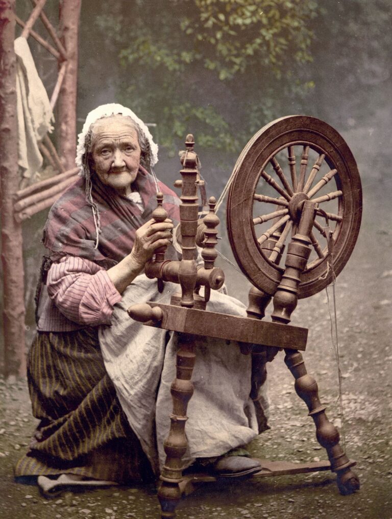 What is spinning wheel in Middle Ages?