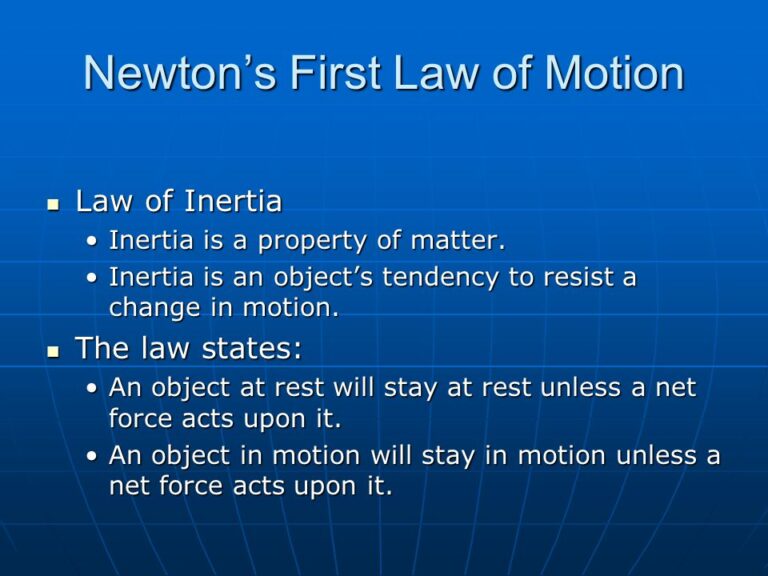 What is the 5 law of motion?