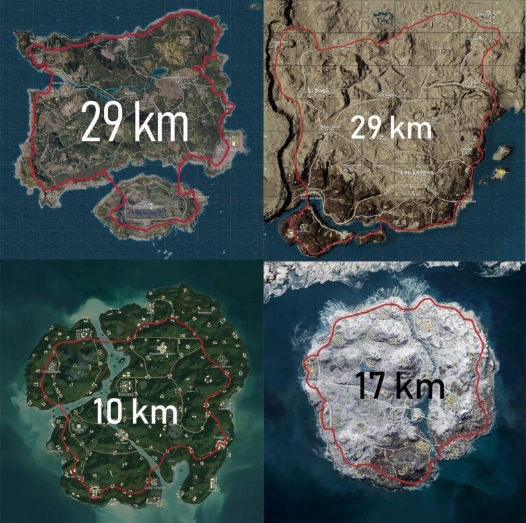 What is the biggest map in PUBG?