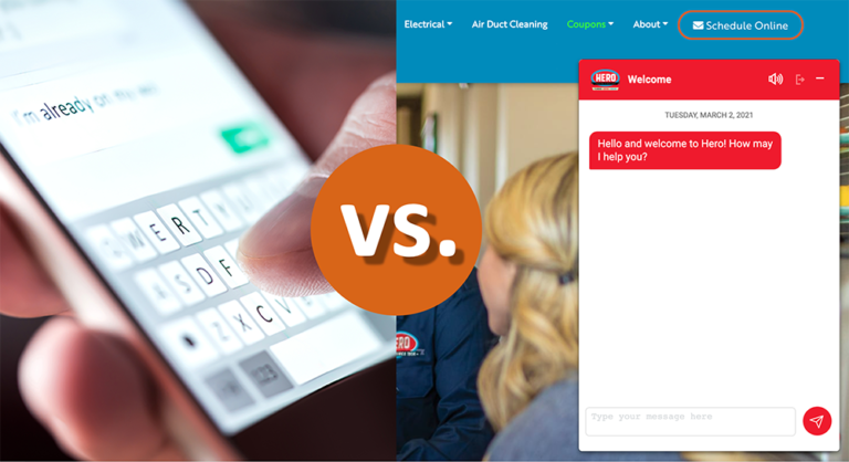 What is the difference between a message and a chat message?