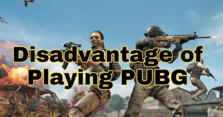 What is the disadvantage of PUBG?