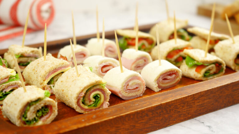 What is the meaning of a pinwheel sandwich?