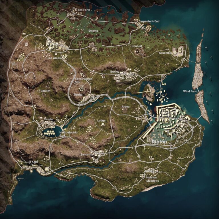Hvad hedder det nye PUBG-kort?