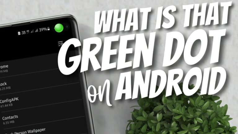 What is the tiny green light on my phone?