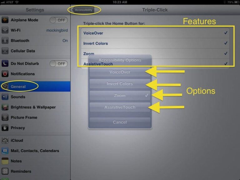 What is triple-click home button?