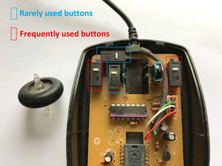 What makes a mouse click?