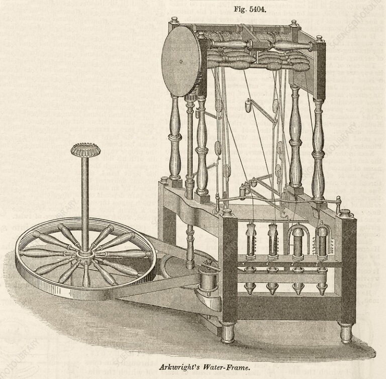 What was the first spinning machine?
