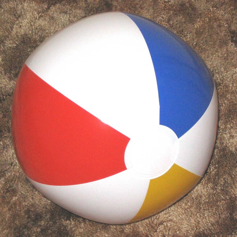When did beach balls become popular?