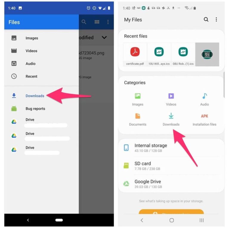 Where are PDF Files stored on my phone?