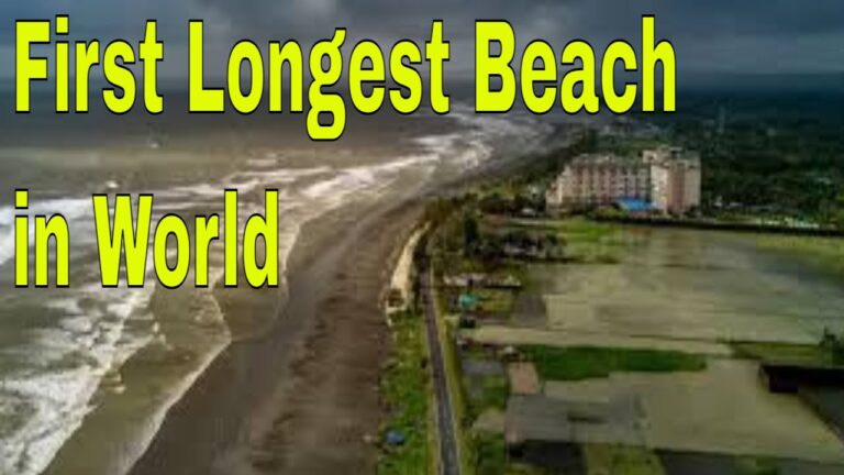 Which is the first largest beach?