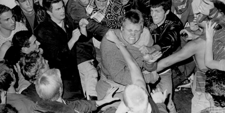 Who invented the mosh pit?