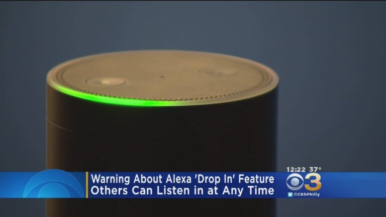 Who is dropping in on my Alexa?
