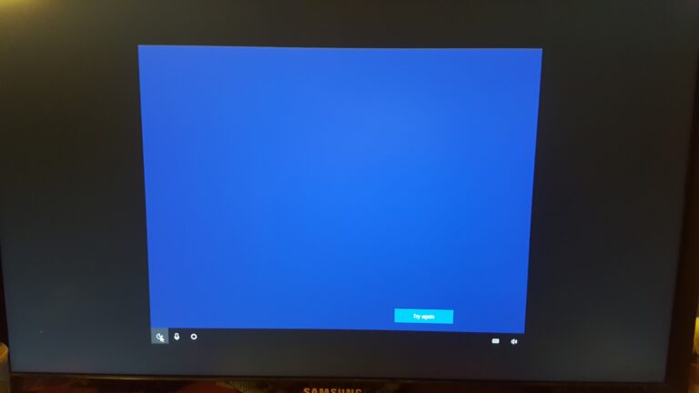 Hvorfor får jeg en blå boks på min computerskærm?