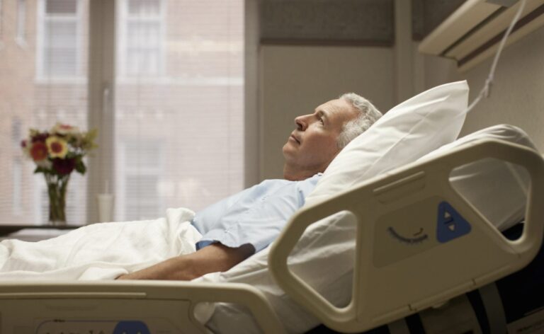 Why do dying people stare at the ceiling?