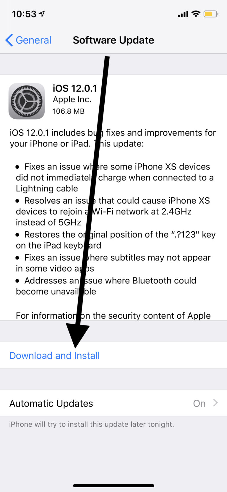 Why do I have a constant spinning wheel on my iPhone?